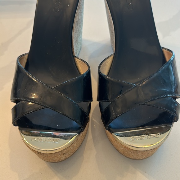 Jimmy Choo Wedge Sandal-size 37 - Picture 9 of 12
